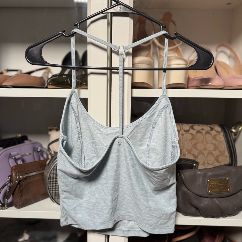 Victoria’s Secret Light Blue Essential Tank Top Women’s Size Medium - Picture 7 of 8